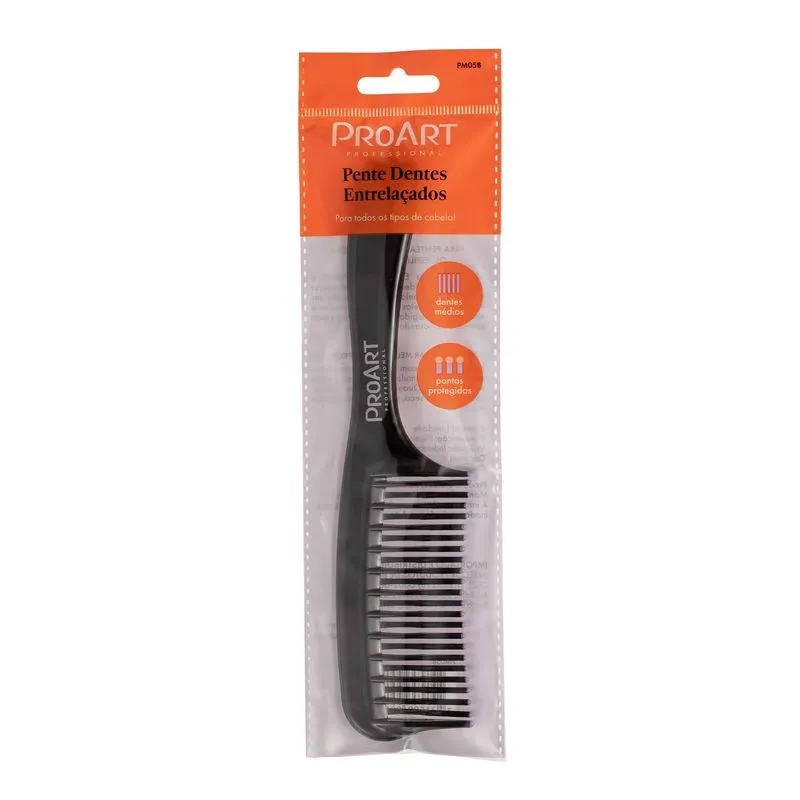 Pente Proart Dentes Entrelaçados Ref. PM05B
