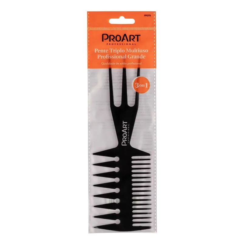 Pente Proart Profissional Triplo Grande Ref. PP07B