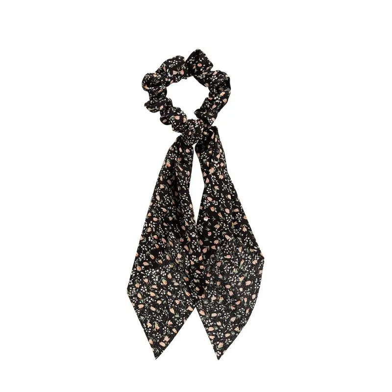 Scrunchie Proart Grande Preto Florido Ref. SG05B