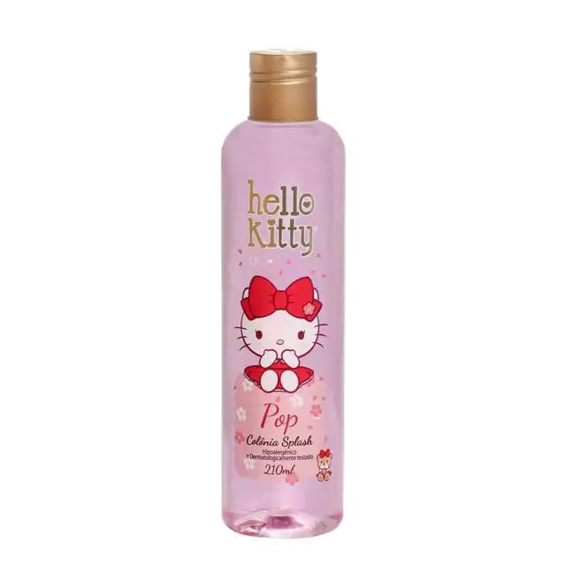 Desodorante Colônia Body Splash Cia Da Natureza Hello Kitty Pop 215ml