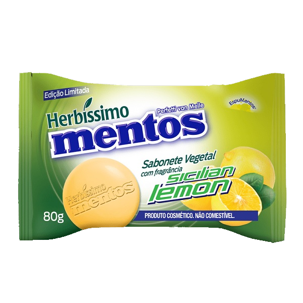 Herbíssimo Mentos Sabonete Vegetal 80G Sicilian Lemon