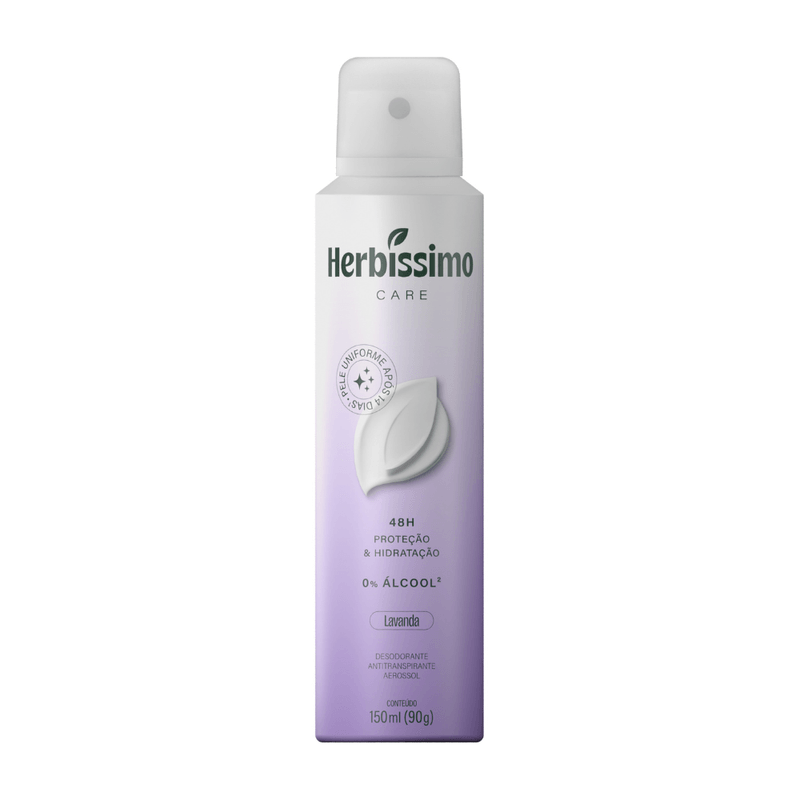 Desodorante Aerossol Herbíssimo Care Lavanda 150ml