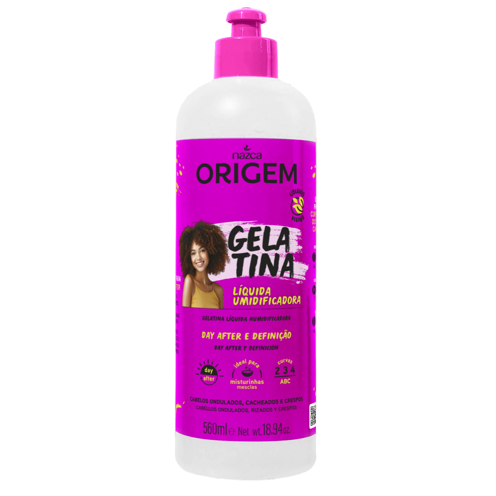 Gelatina Líquida Origem Umidificadora Ativadora 560ml