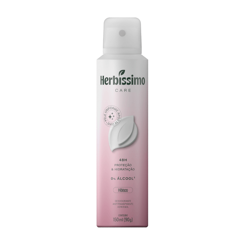 Desodorante Aerossol Herbíssimo Care Hibisco 150ml