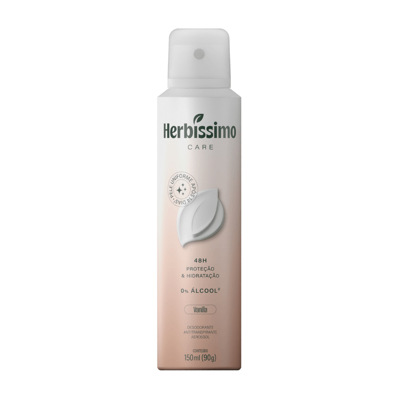 Desodorante Aerossol Herbíssimo Care Vanila 150ml