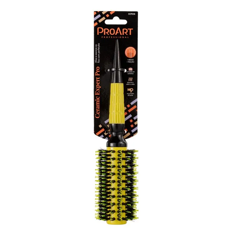 Escova Proart Ceramic Expert Pro Amarela 28mm Ref. ECP02B