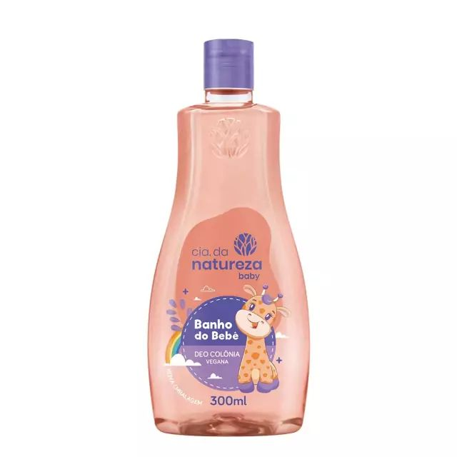 Desodorante Colônia Vegana Cia Da Natureza Banho Do Bebê 300ml