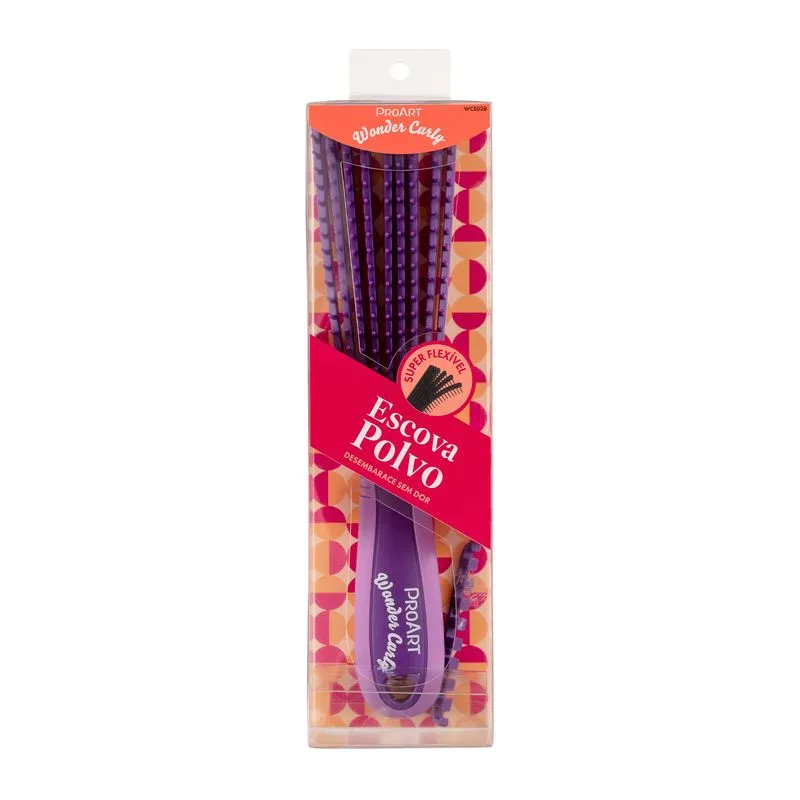 Escova Proart Wonder Curly Polvo Roxa Ref. WCE02B