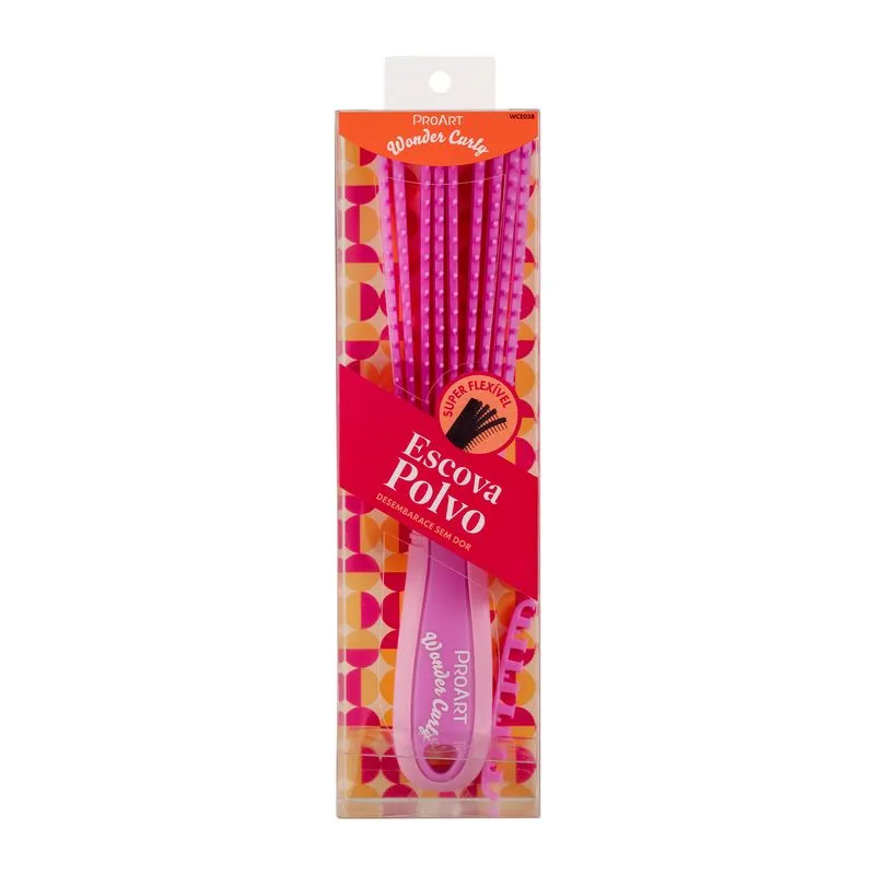Escova Proart Wonder Curly Polvo Rosa Ref. WCE03B