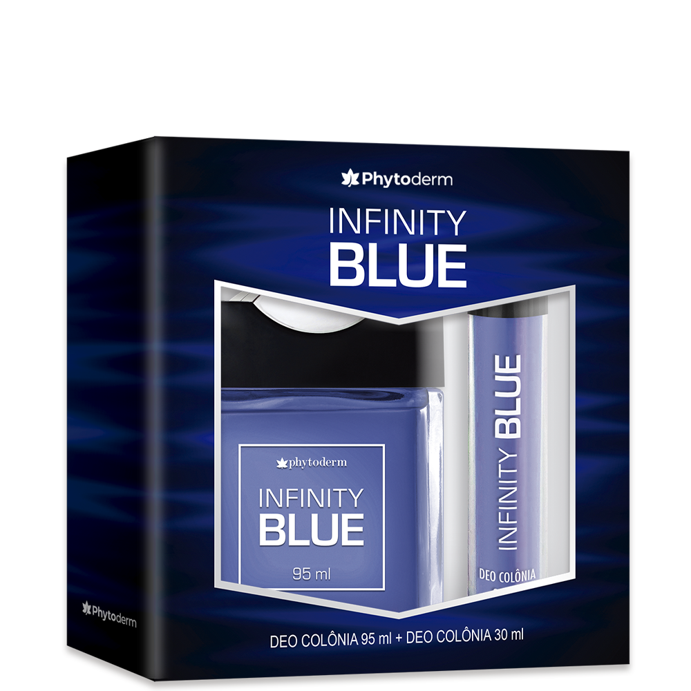 Kit Phytoderm Infinity Blue Colônias 95ml + 30ml