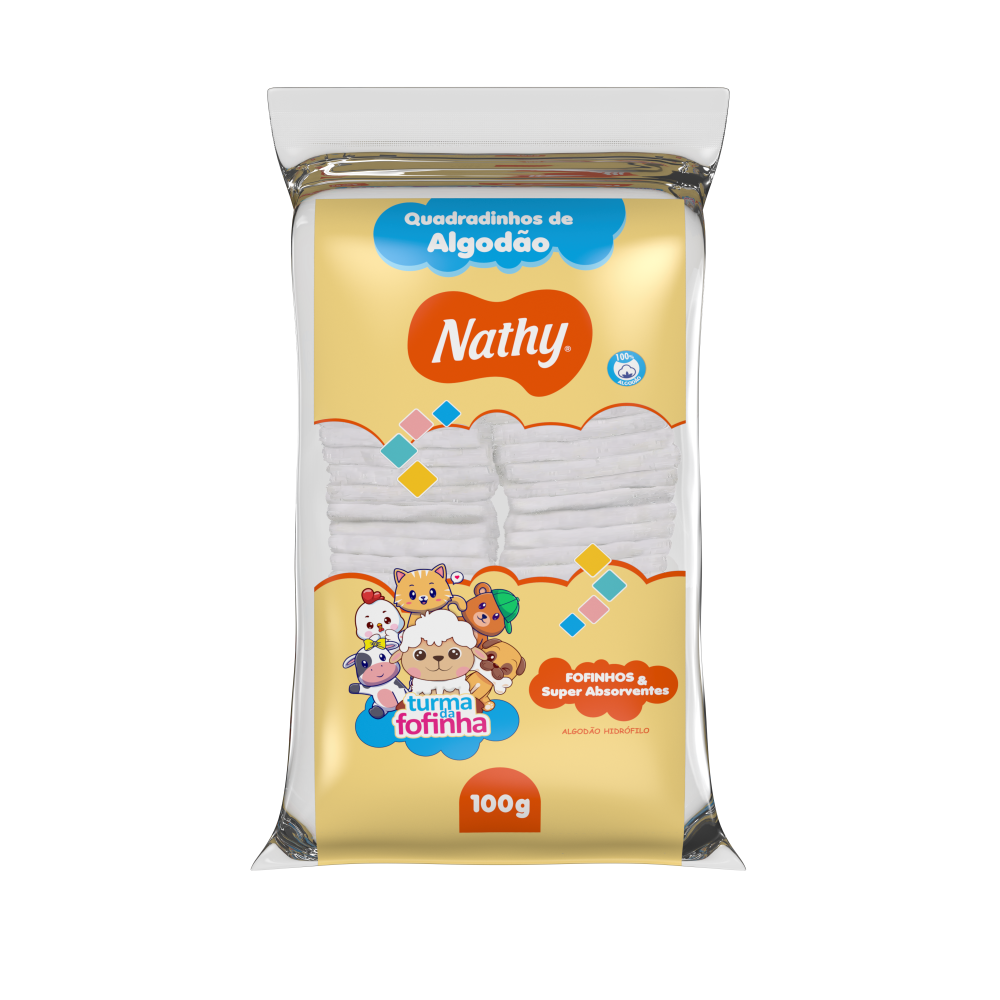Algodão Nathy Baby Quadradinho 100g