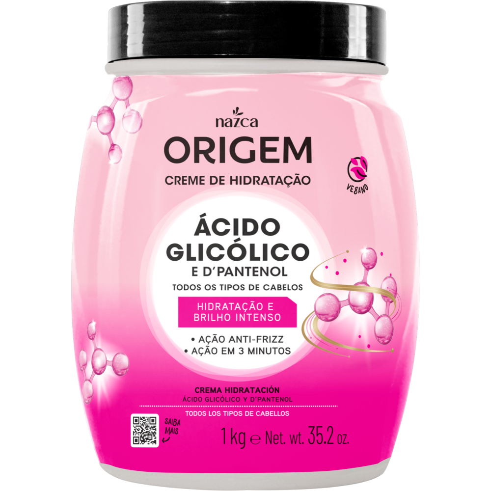Creme De Hidratação Origem Ácido Glicólico E Dpantenol 1Kg