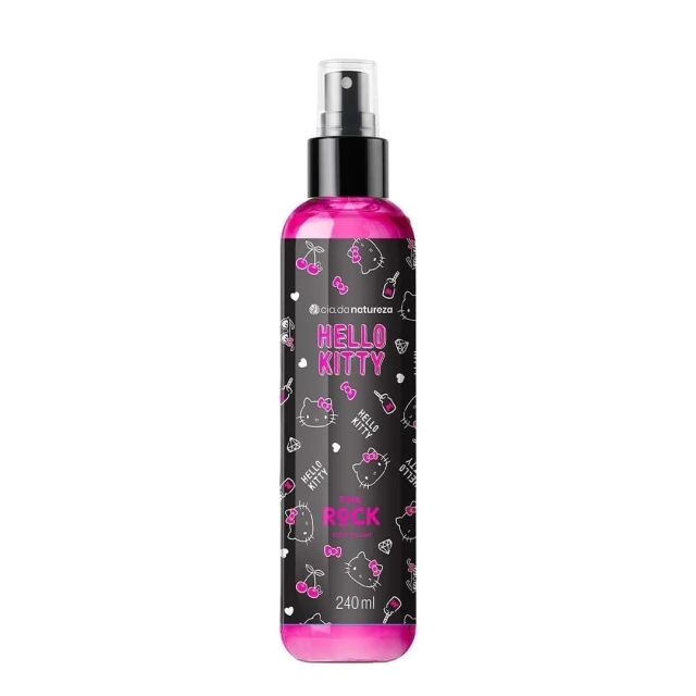 Body Splash Cia Da Natureza Hello Kitty Pink Rock 240ml