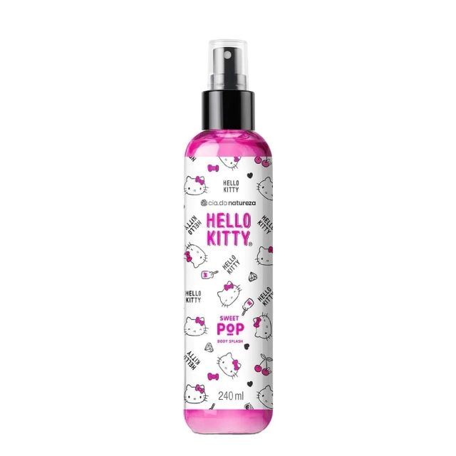 Body Splash Cia Da Natureza Hello Kitty Sweet Pop 240ml