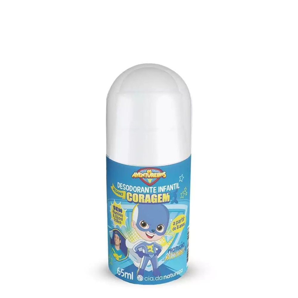 Desodorante Roll-On Cia Da Natureza Luccas Neto Coragem 65ml