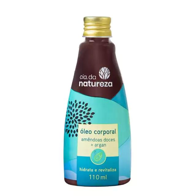 Óleo Corporal Cia Da Natureza Amêndoas Doce +Argan 110ml