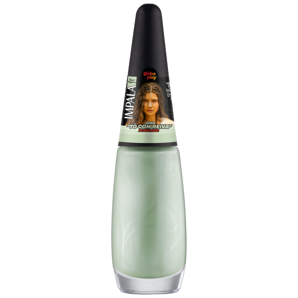 Esmalte Impala Globoplay Acetinado Juma - Tô Com Reiva Com 6 Unidades Ref. 994