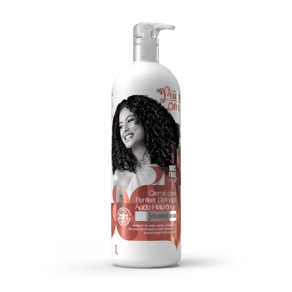 Creme Para Pentear Soul Power Ácido Hialuronico Hyaluronic Cream Pro 1L