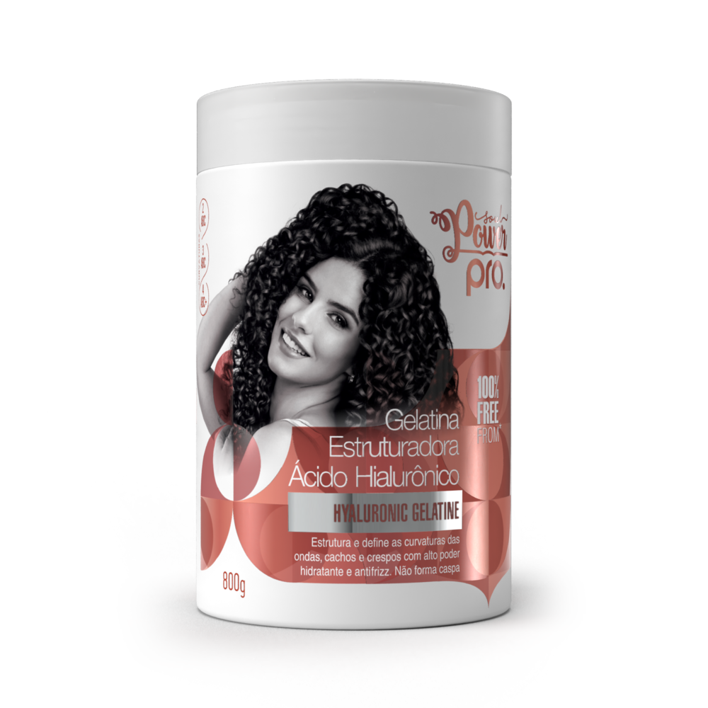 Gelatina Soul Power Ácido Hialurônico 800G