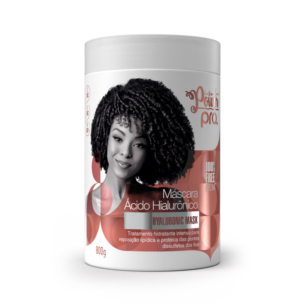 Máscara Soul Power Ácido Hialuronico Hyaluronic Mask Pro 800G