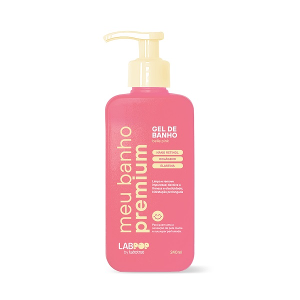 Gel De Banho Labotrat Labpop Belle Pink 240ml