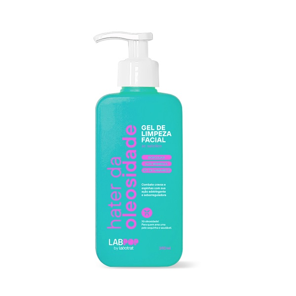 Gel De Limpeza Facial Labotrat Labpop Hater Da Óleosidade 240ml
