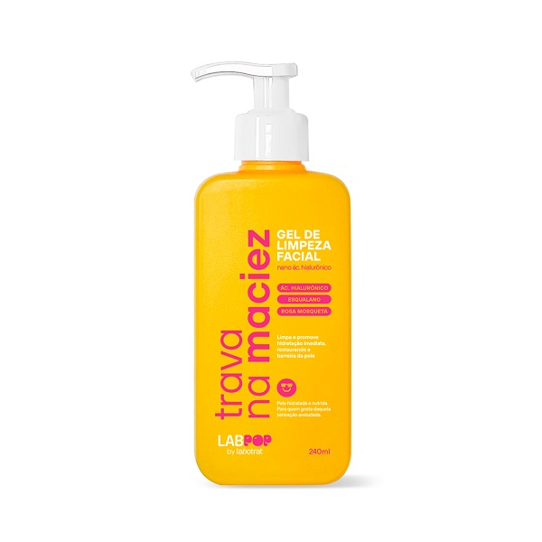 Gel De Limpeza Facial Labotrat Labpop Trava Na Maciez 240ml