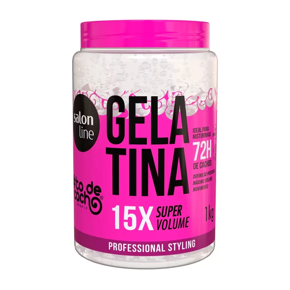 Gelatina Salon Line #Todecacho Super Volume 1Kg