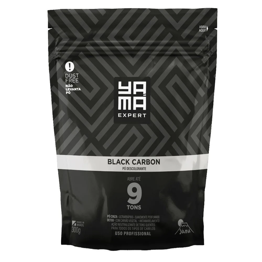 Refil Pó Descolorante Yamá Black Carbon 300G