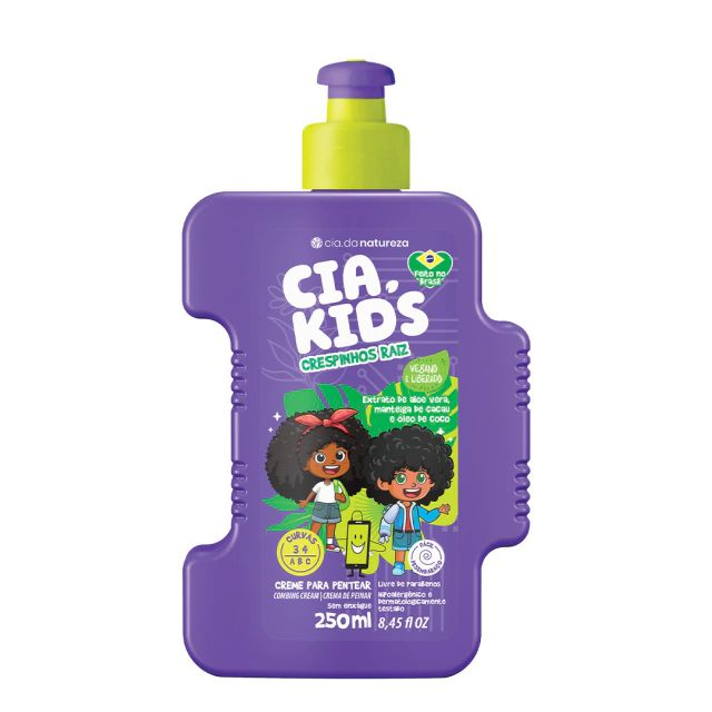Creme De Pentear Cia Da Natureza Kids Crespinhos Raiz 250ml