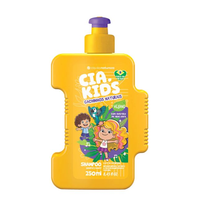 Shampoo Cia Da Natureza Kids Cachinhos Naturais 250ml