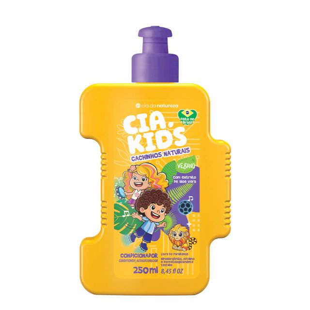 Condicionador Cia Da Natureza Kids Cachinhos Naturais 250ml