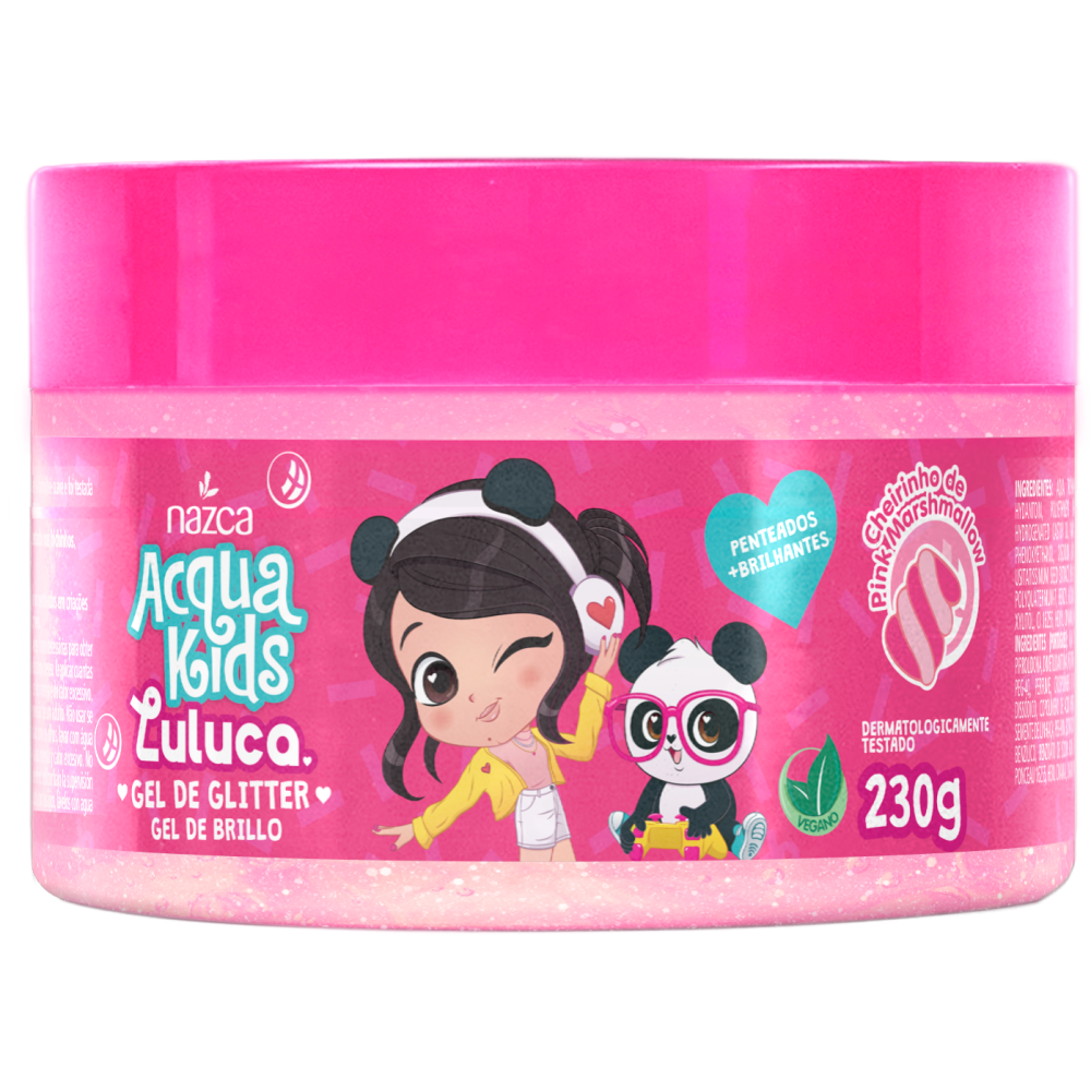 Gel De Glitter Acqua Kids Luluca 230G