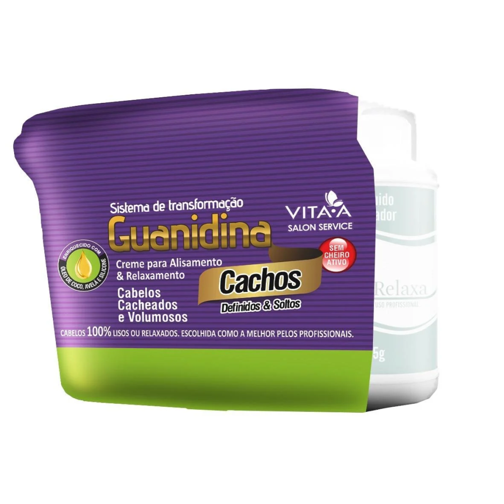 Guanidina Vita A Cachos Definidos E Soltos