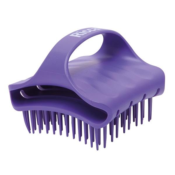 Escova Para Massagear Couro Cabeludo Ricca Belliz Shampoo Blush Flex Ref. 3443