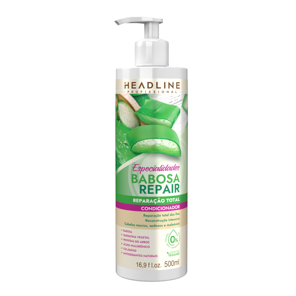 Condicionador Beauty Color Headline Especialidades Babosa Repair 500ml