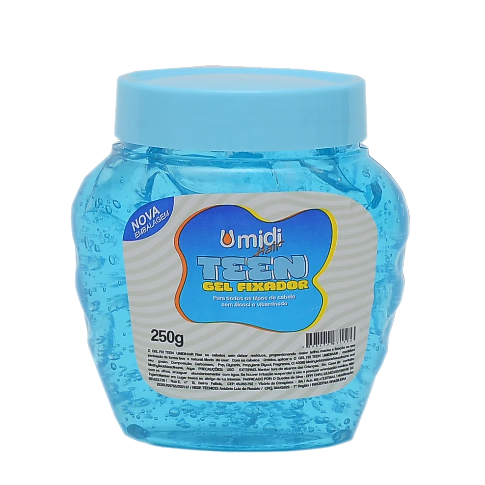 Gel Umidi Hair Teen Azul 250G