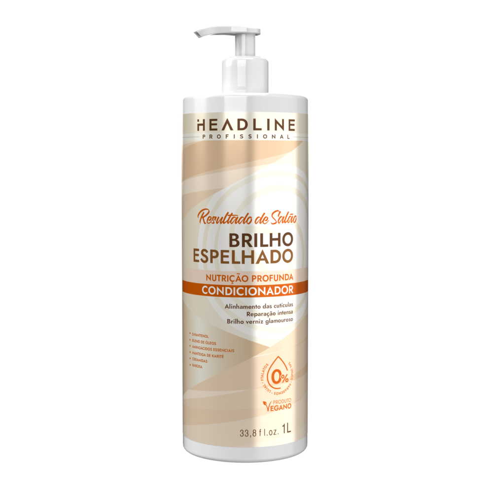 Condicionador Beauty Color Headline Resultado de Salão Brilho Espelhado 1L