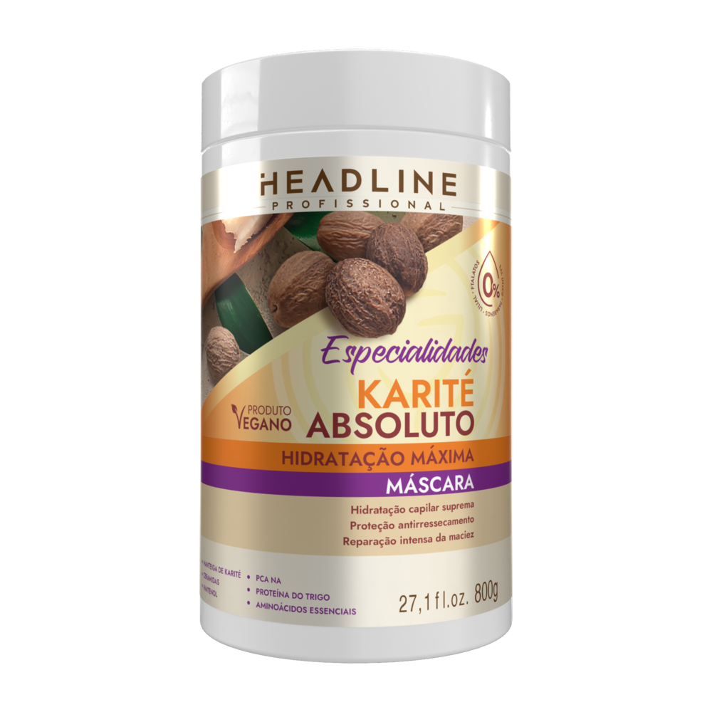 Máscara Beauty Color Headline Especialidades Karité Absoluto 800G