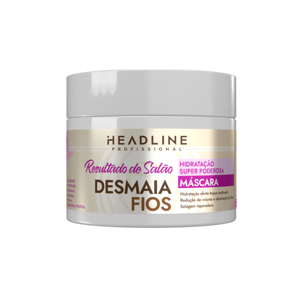 Máscara Beauty Color Headline Resultado De Salão Desmaia Fios 300G
