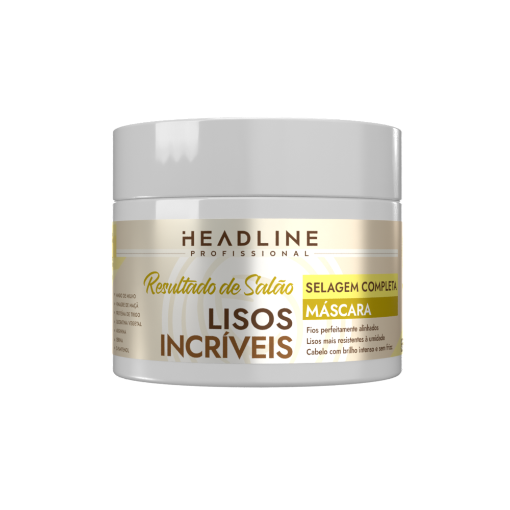 Máscara Beauty Color Headline Resultado De Salão Lisos Incríveis 300G