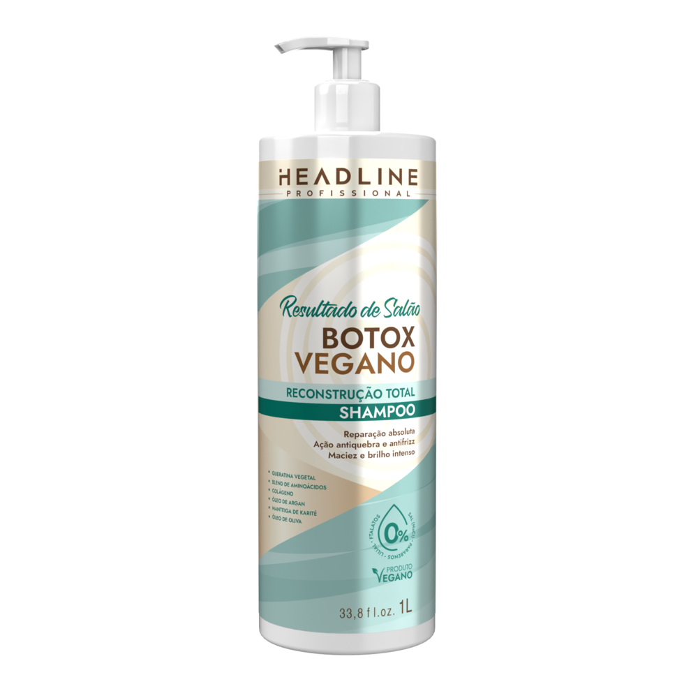 Shampoo Beauty Color Headline Resultado de Salão Botox Vegano 1L