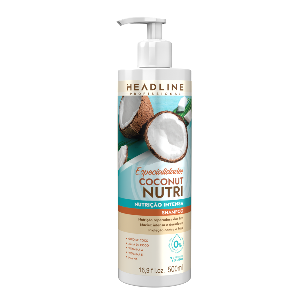 Shampoo Beauty Color Headline Especialidades Coconut Nutri 500ml