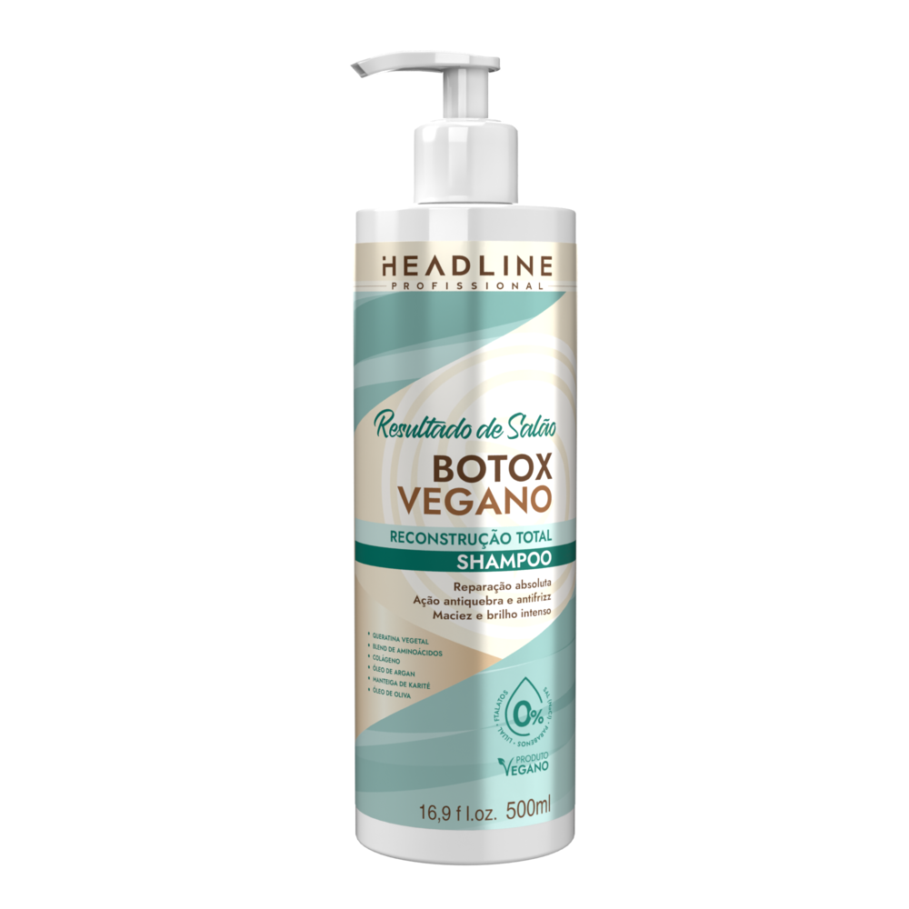Shampoo Beauty Color Headline Resultado De Salão Botox Vegano 500ml
