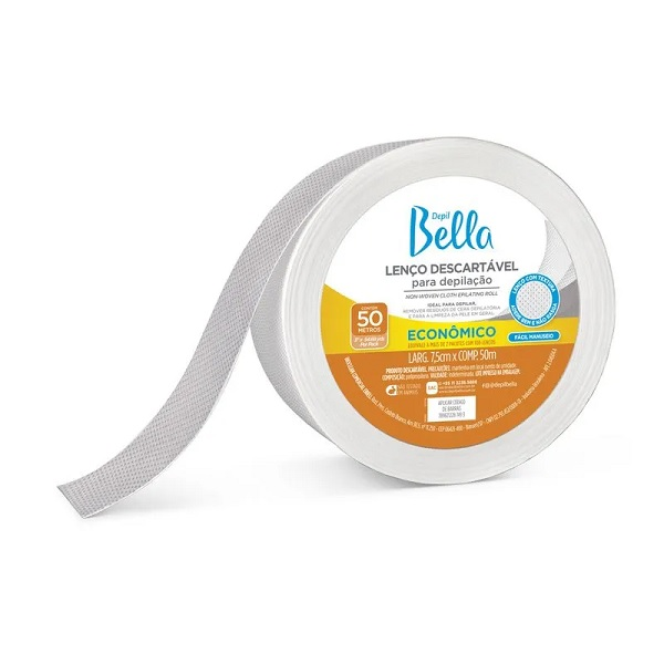 Lenço Textura Depil Bella para Depilação Rolo 60M