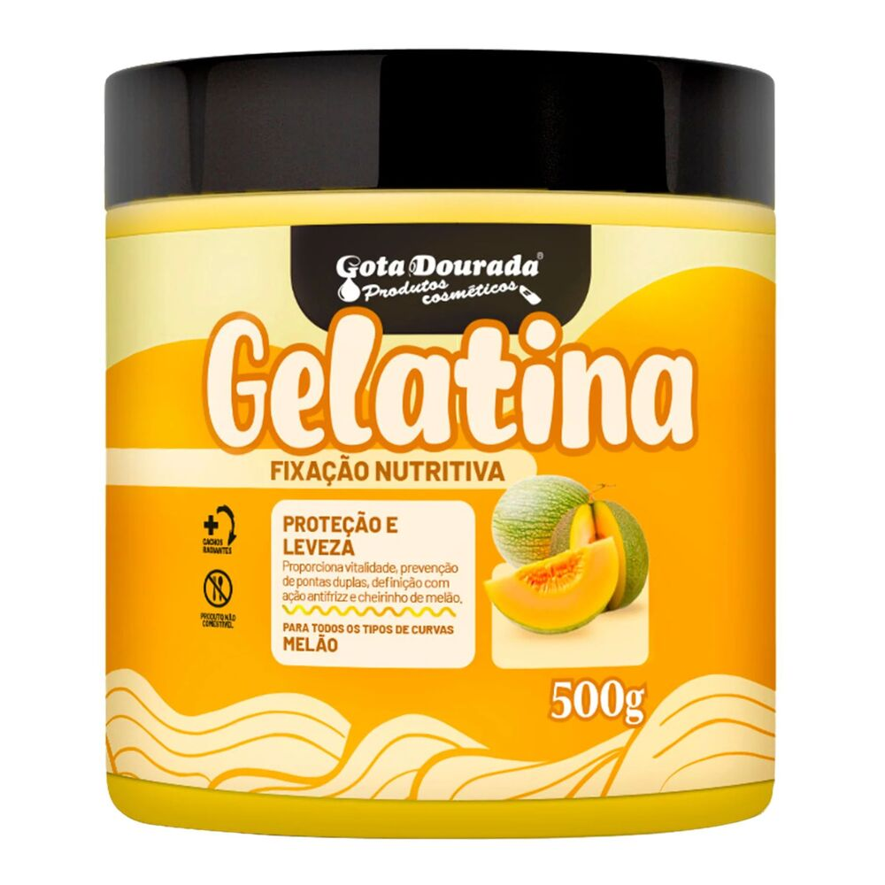 Gelatina Gota Dourada Melão 500g