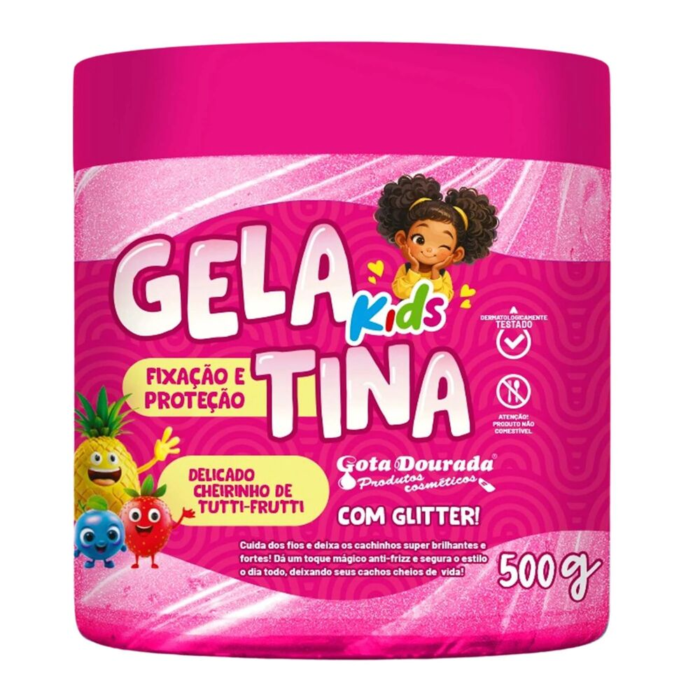 Gelatina Gota Dourada Tutti-Frutti 500G