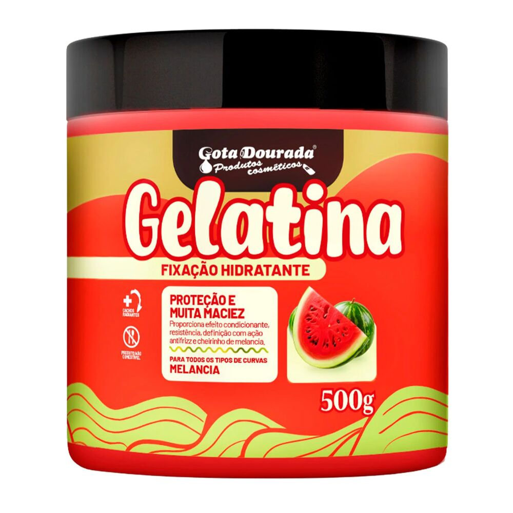 Gelatina Gota Dourada Melancia 500G