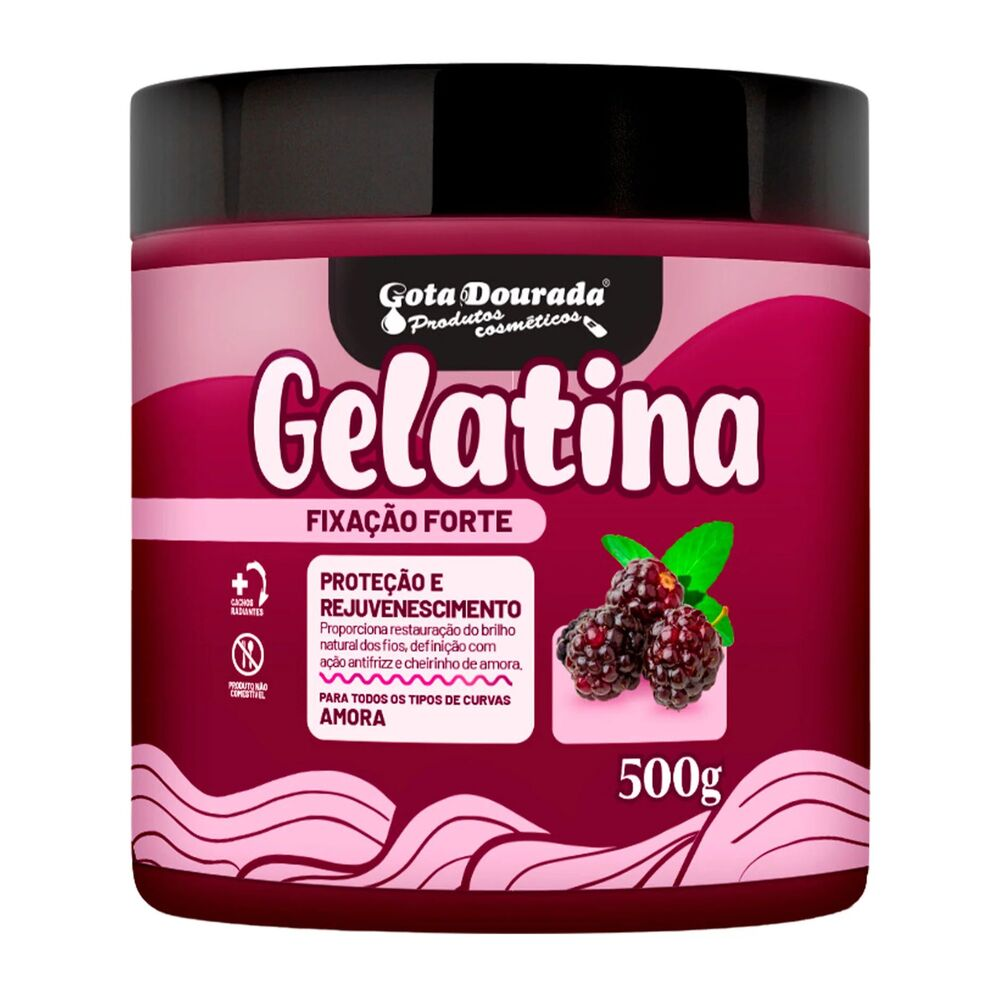 Gelatina Gota Dourada Amora 500g