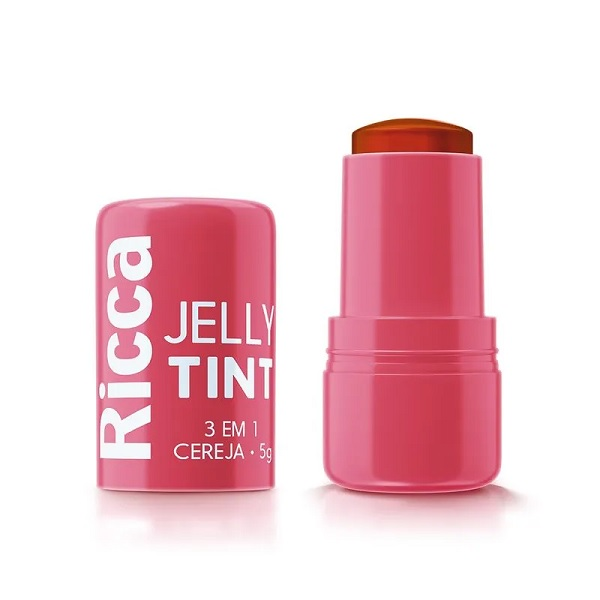 Bastão Facial Ricca Belliz 5g Jelly Cereja Ref. 3818